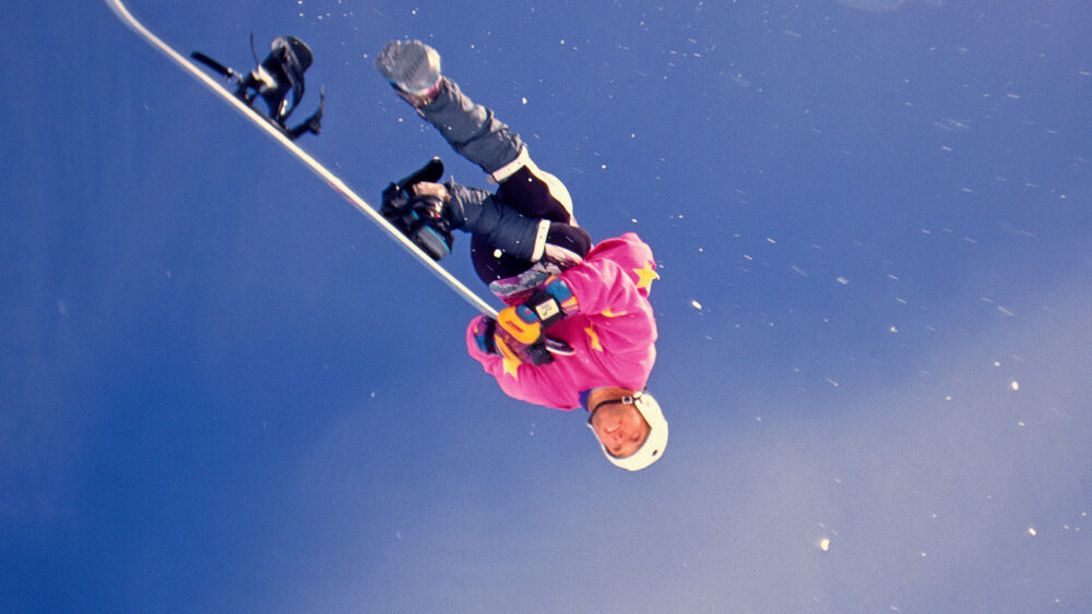 Peter Hauser macht einen Onefooted Backflip