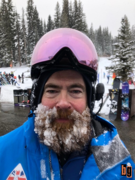 Pete with frozen beard